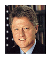 small picture of President Clinton